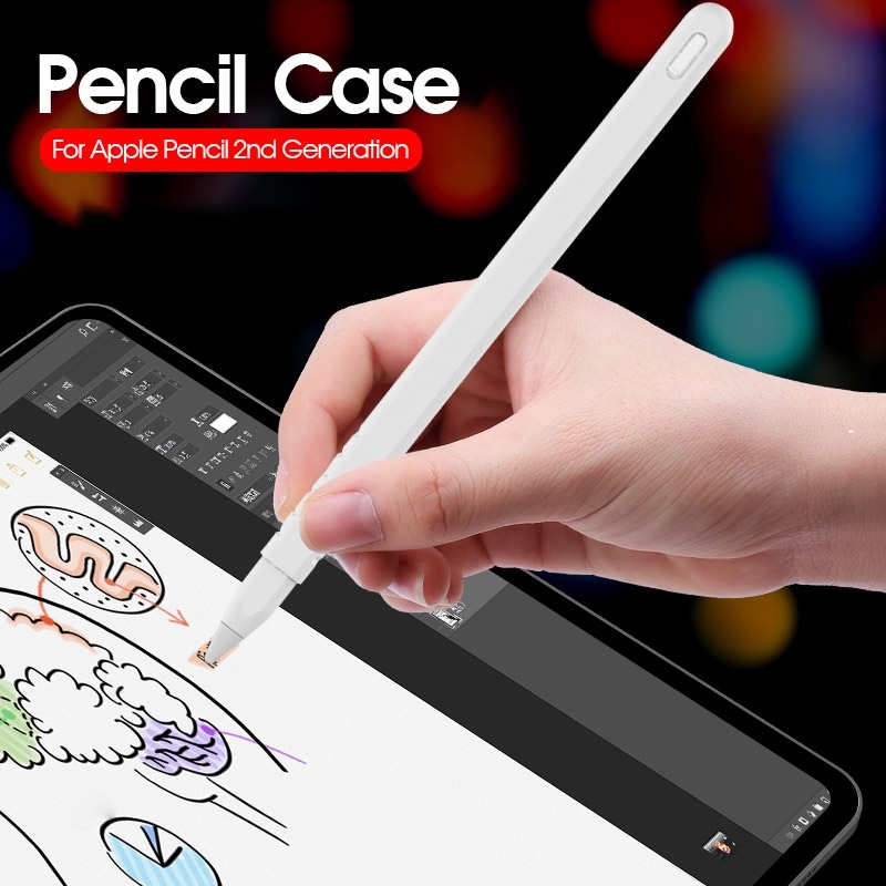 Ốp Silicon Bảo Vệ Bút Cảm Ứng Cho Apple Pencil 2 2st Pen Pen Pen