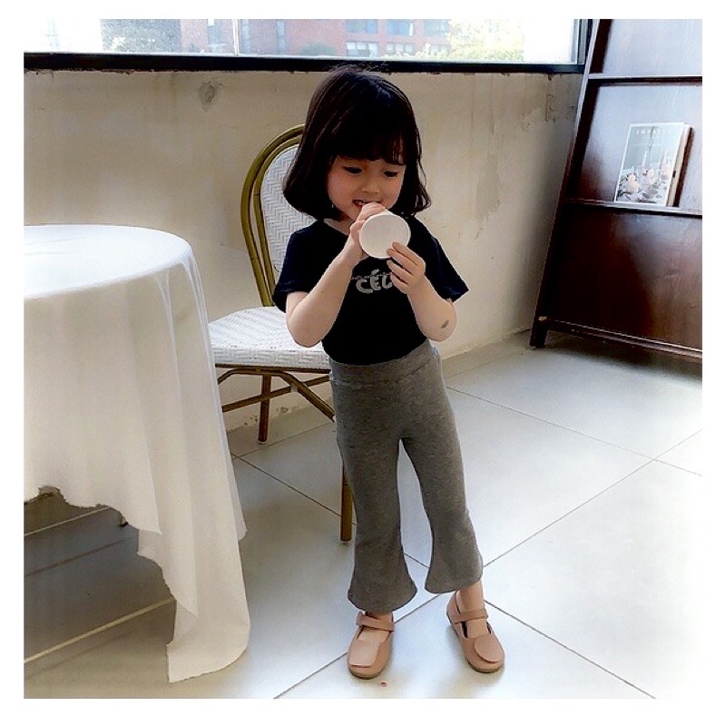 quần ống loe cho bé