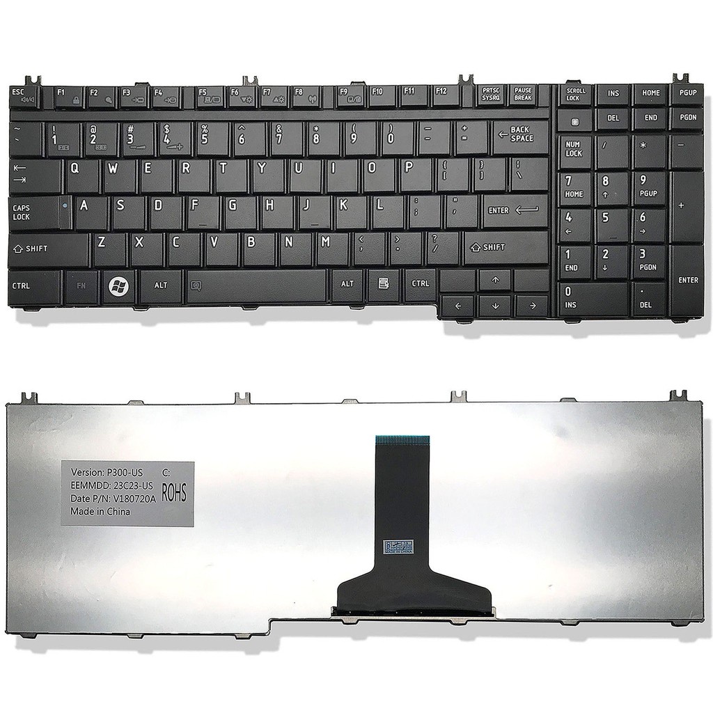 Bàn phím laptop Toshiba Qosimio G50 X205 X300 X305 X500 X505 F750 F755, Satellite A500 A505 S500