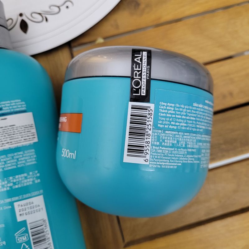 DẦU GỘI VÀ DẦU HẤP L'OREAL SUÔN MƯỢT HAIR SPA 500ml - 1000ml