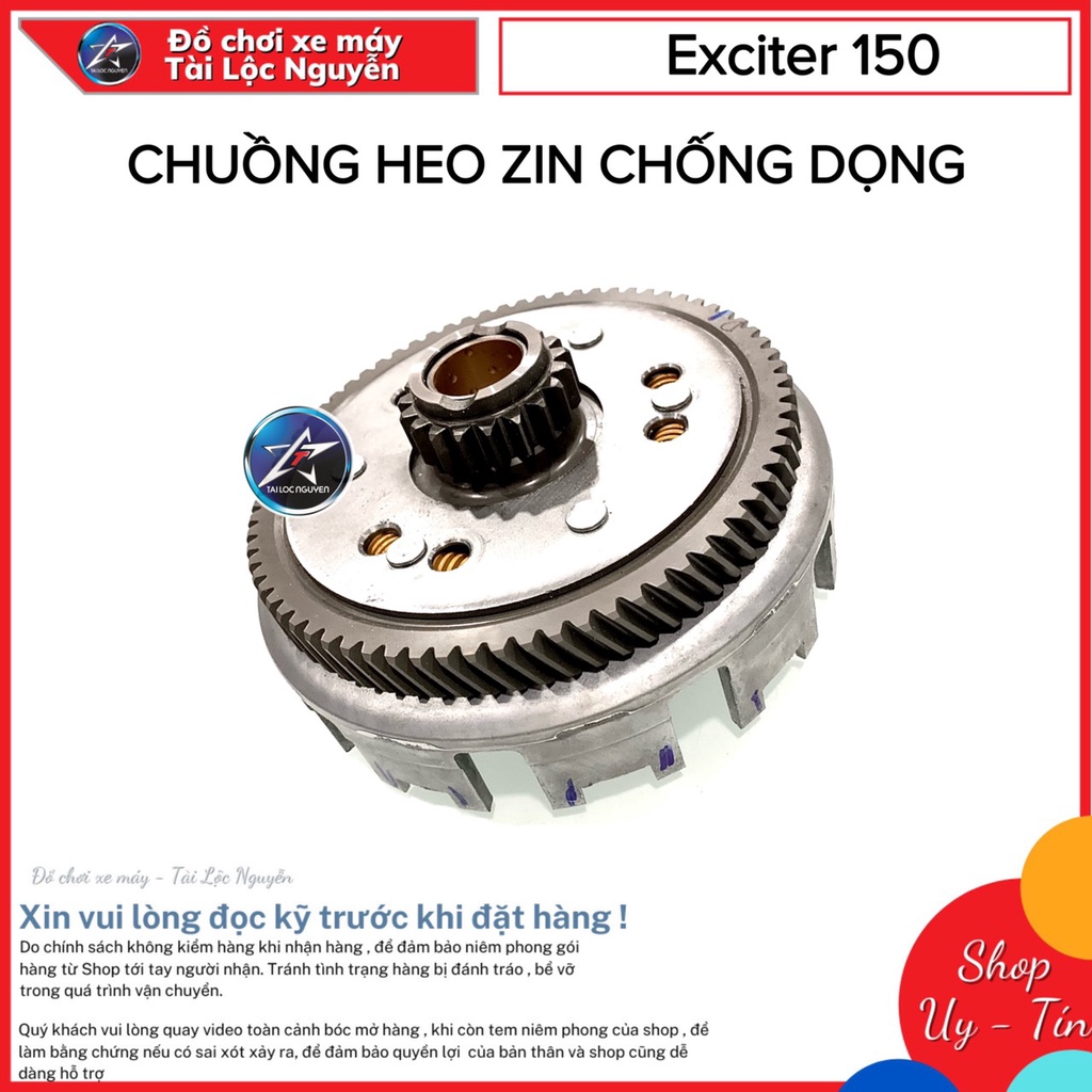 CHUỒNG HEO ZIN CHỐNG DỌNG 6 LÒ XO EXCITER 150 V1