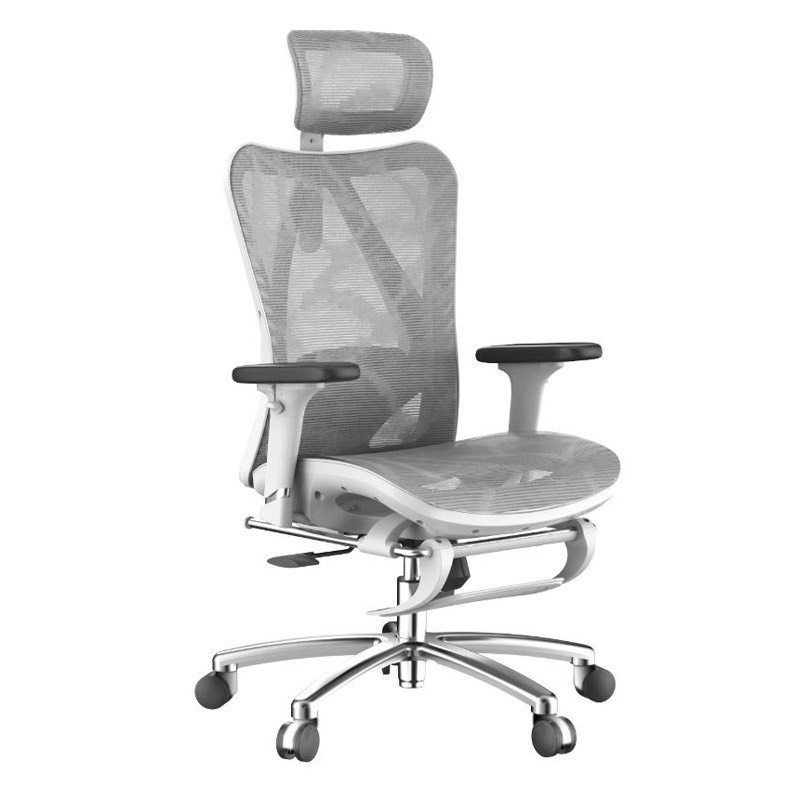 Ghế Công Thái Học Sihoo M57B Full Mesh Nâng Cấp Để Chân