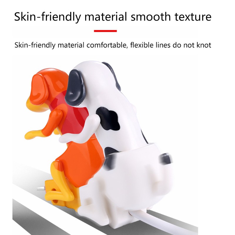 Dây Cáp Sạc Truyền Dữ Liệu Đầu Usb Sang Thiết Kế Hình Chú Cún Dễ Thương Cho ip