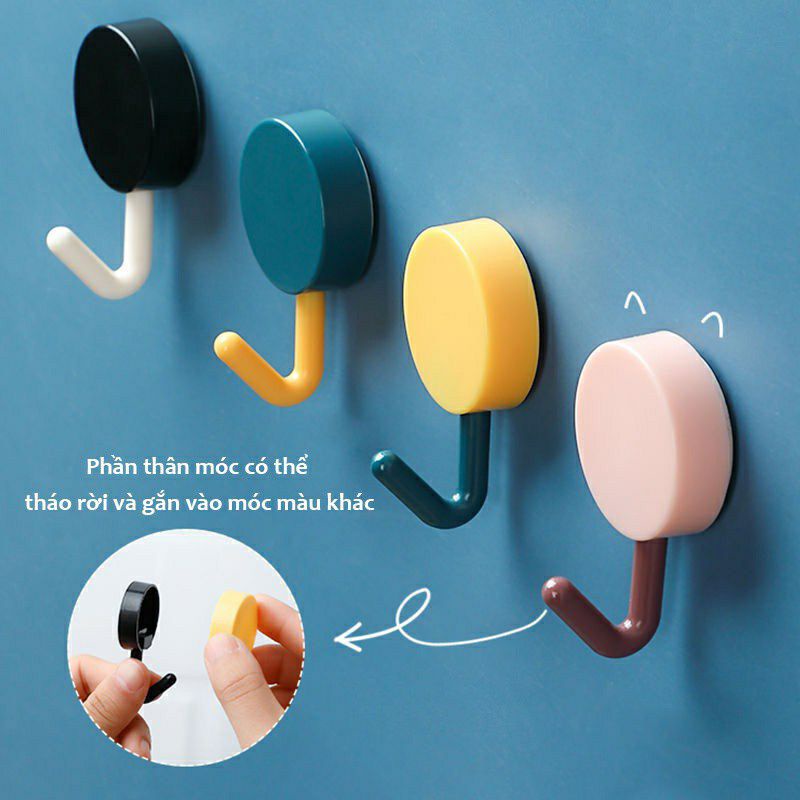 Móc Dán Tường Hoạt Hình Dễ Thương 3d, Móc Treo Đa Năng