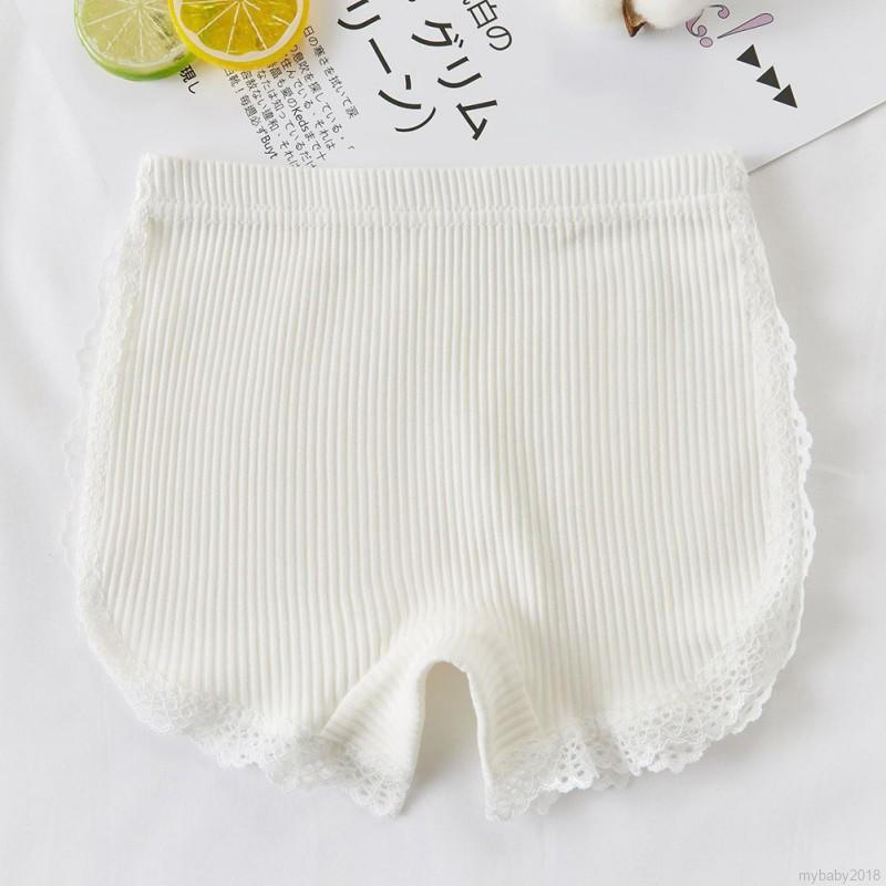 Quần Short Cotton Màu Trơn Dùng Cho Bé Gái