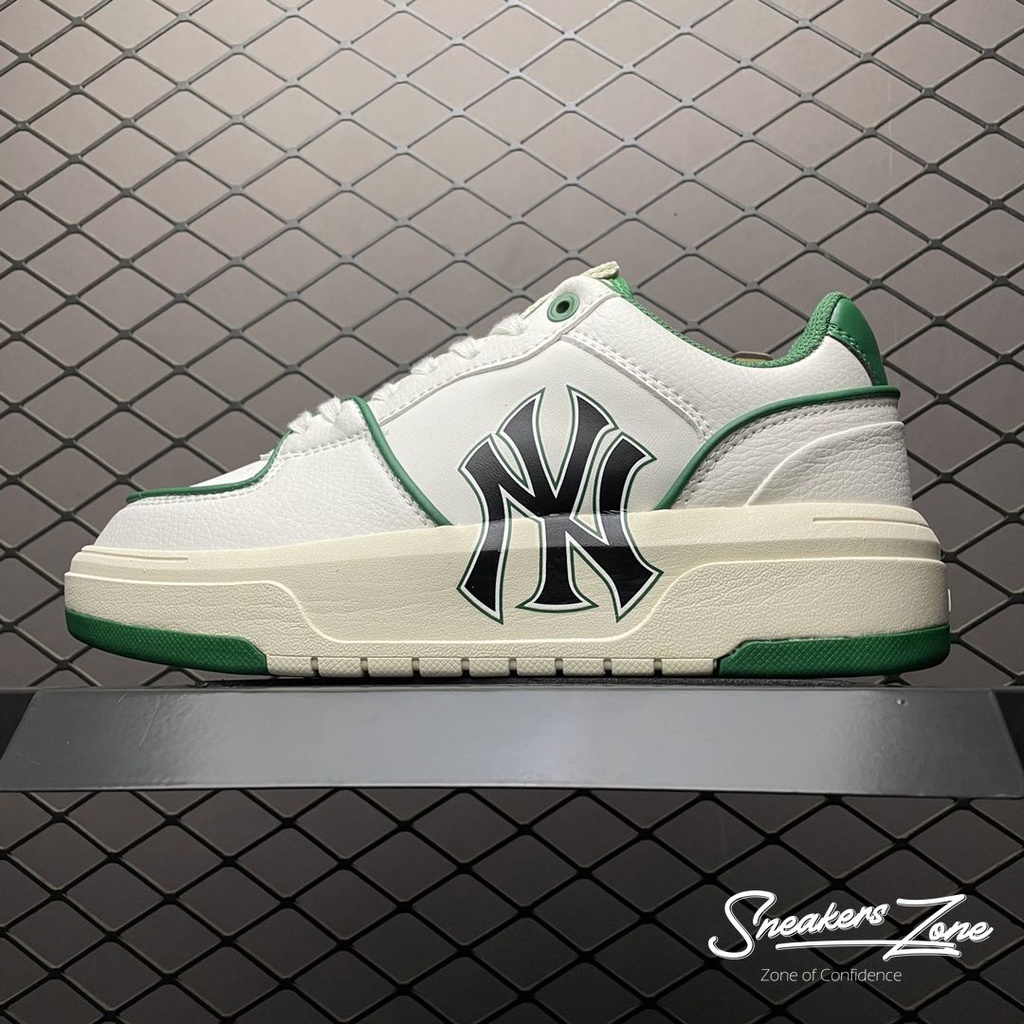 Giày MLB Chunky Liner NY New York Yankees Màu Xanh, Đen và Kem Cổ Thấp Cực Kỳ Phong Cách Cho Cả Nam Và Nữ Sneakers World