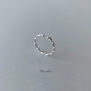 Nhẫn bạc TLEE TWISTED cá tính TLEE JEWELRY A0320