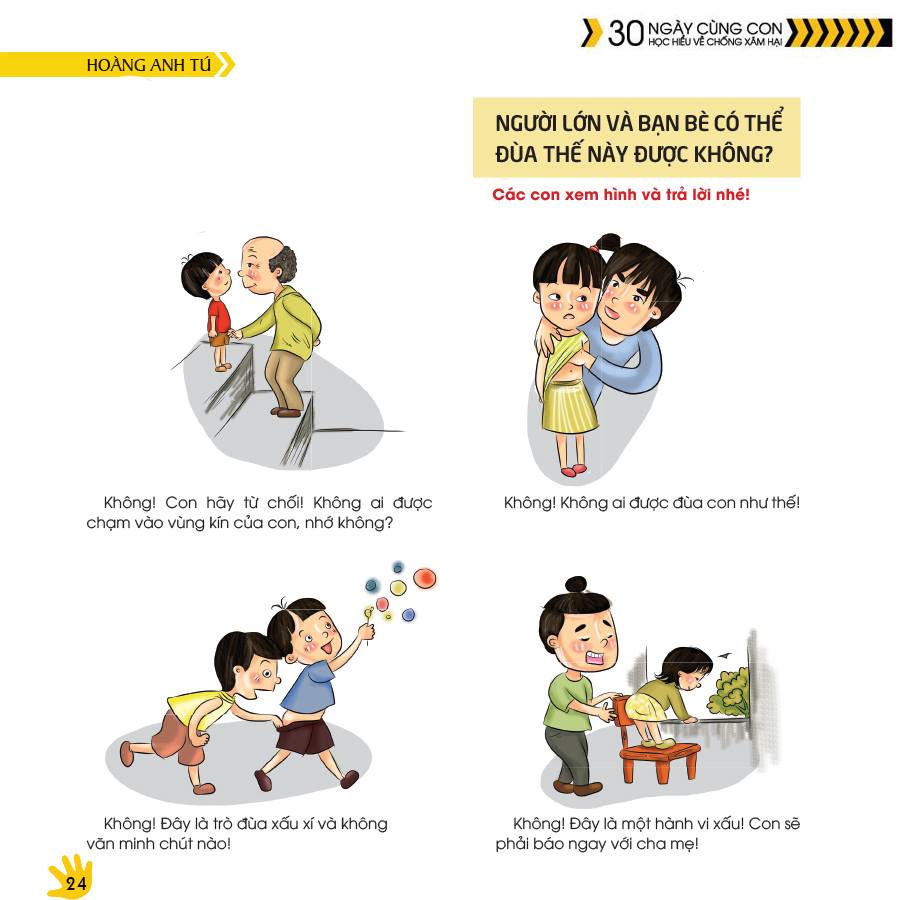 Sách - 30 ngày cùng con học hiểu về chống xâm hại