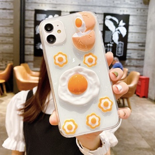 Ốp điện thoại epoxy hình trứng 3D cho OPPO RENO 2 2Z 2F 3 4Z 5 5K REALME X2 XT K5 K7 K9 A52 A53 A72 A92 4G 5G A91 A92S A95 F15 R15 R17
