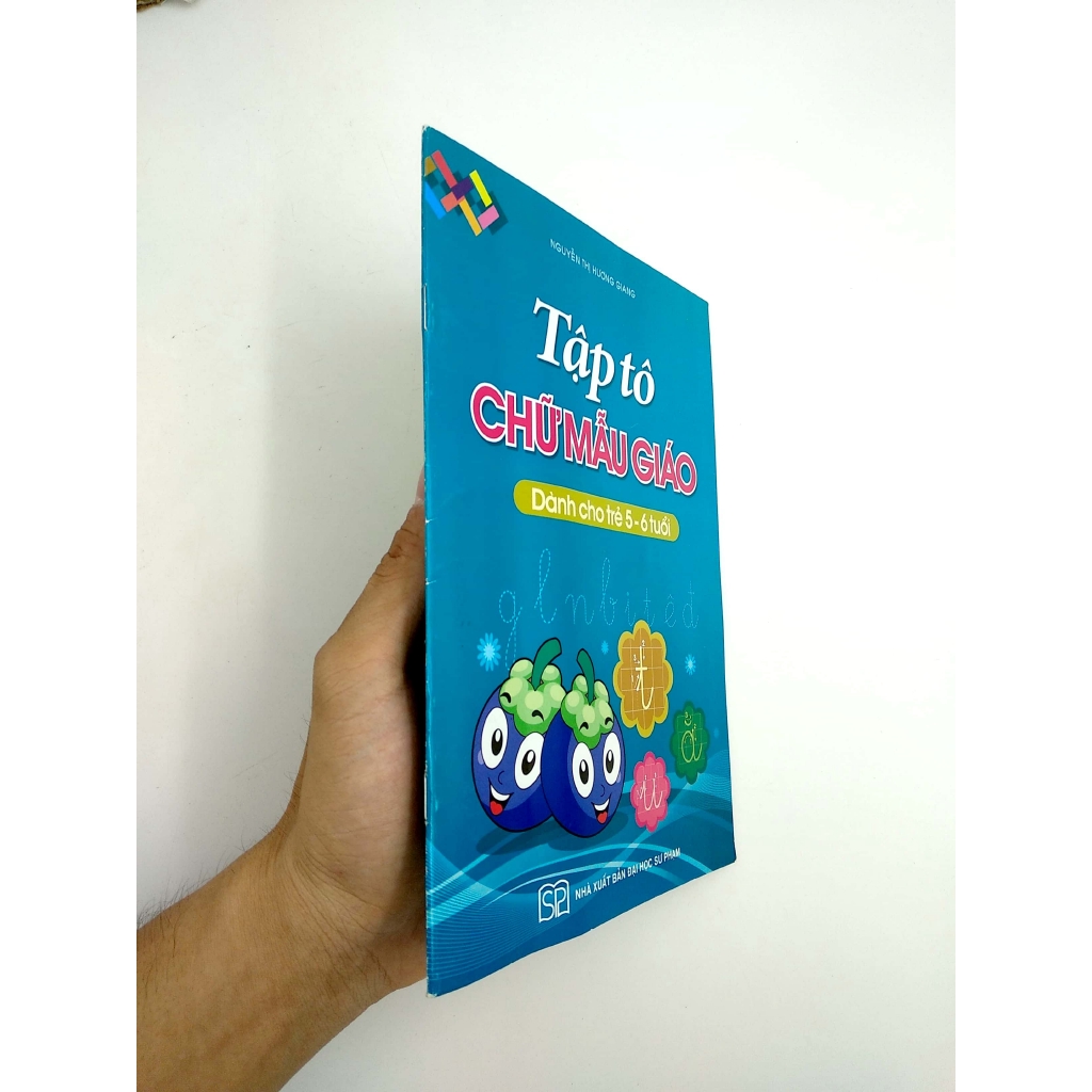 Sách - Tập Tô Chữ Mẫu Giáo Dành Cho Trẻ 5-6 Tuổi