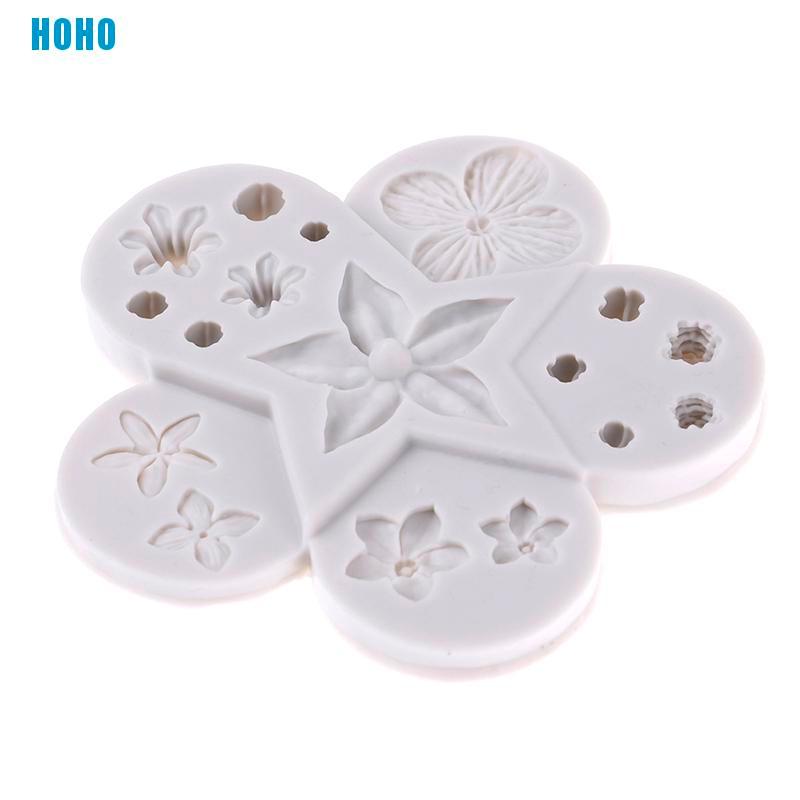 Khuôn Silicone Tạo Hình Hoa Trang Trí Bánh / Làm Chocolate / Gumpaste