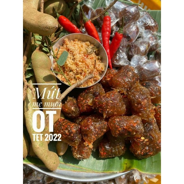 Mứt Me Viên Muối Ớt LON 500GR [FREE SHIP]TỪ ĐƠN 50K, [Loại Đặc Biệt] Hàng ngon nhà làm