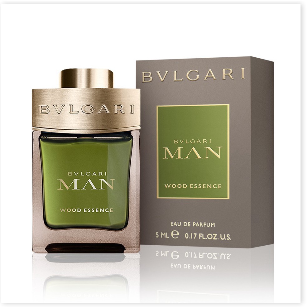 [Mã giảm giá mỹ phẩm chính hãng] Nước Hoa Mini Bvlgari Man Wood Essence EDP 5ml