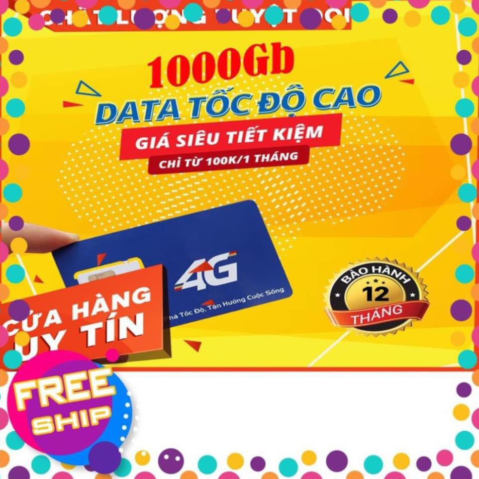 [ MIỄN PHÍ 1 NĂM KHÔNG CẦN NẠP THẺ ] SIM MOBIFONE 4G MAX BĂNG THÔNG TỐC ĐỘ CAO- FULL DUNG LƯỢNG CHÍNH HÃNG MOBIFONE