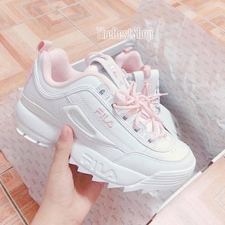 GIÀY Fila Trắng Hồng