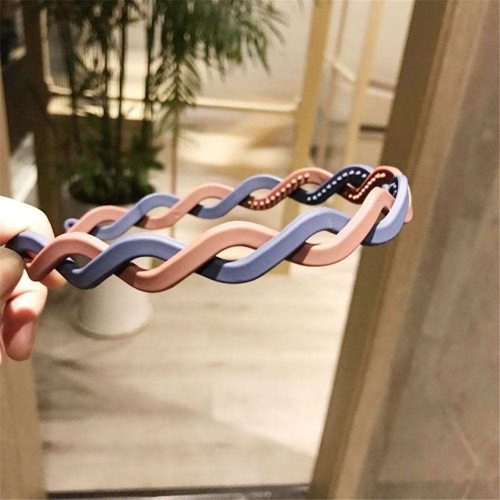 ZAIJIE24 Băng Đô Cài Tóc Phong Cách Vintage Đơn Giản Cho Nữ Mờ / Matte