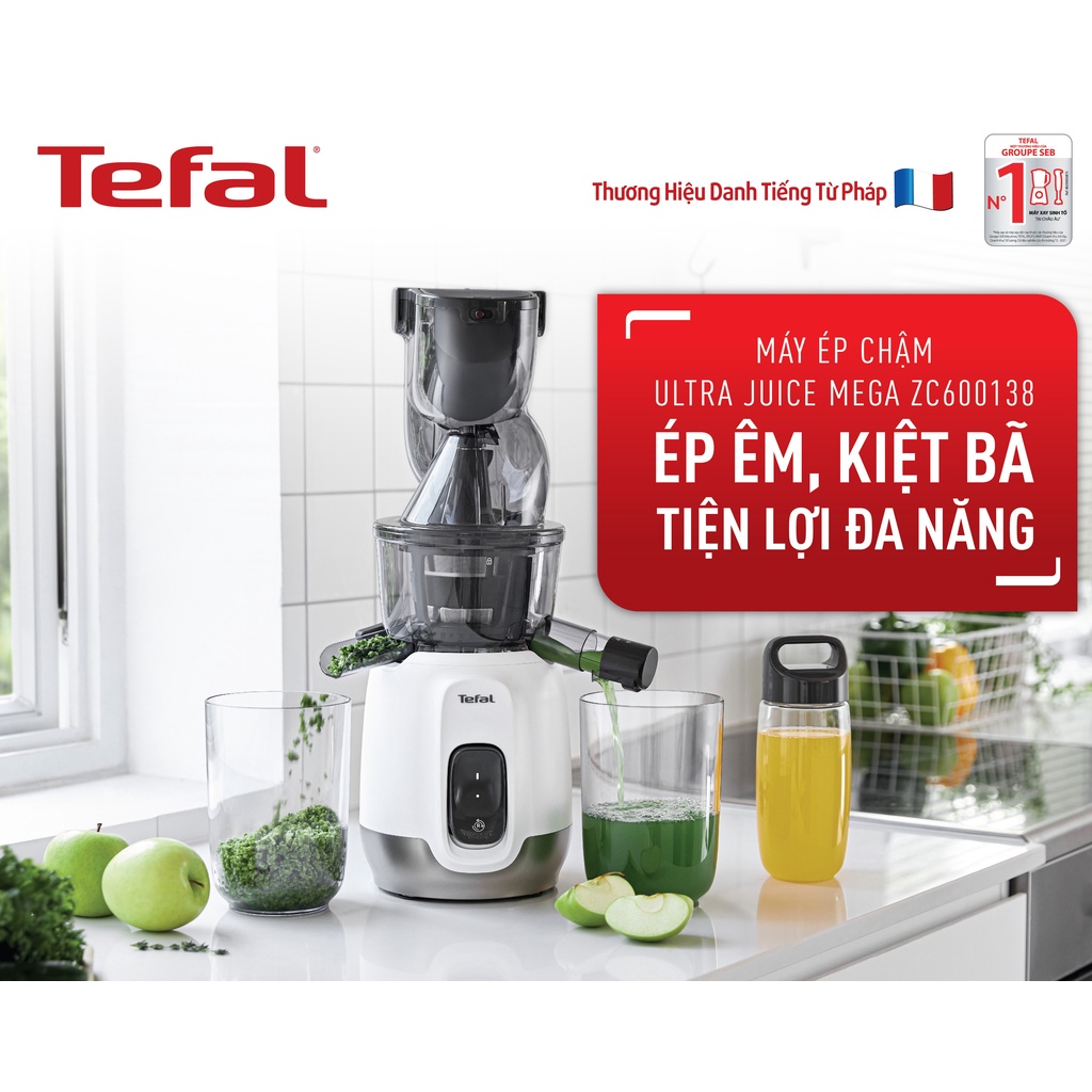 [Mã ELTEFALWL5 giảm 10% đơn 500K] Máy ép chậm Tefal ZC600138