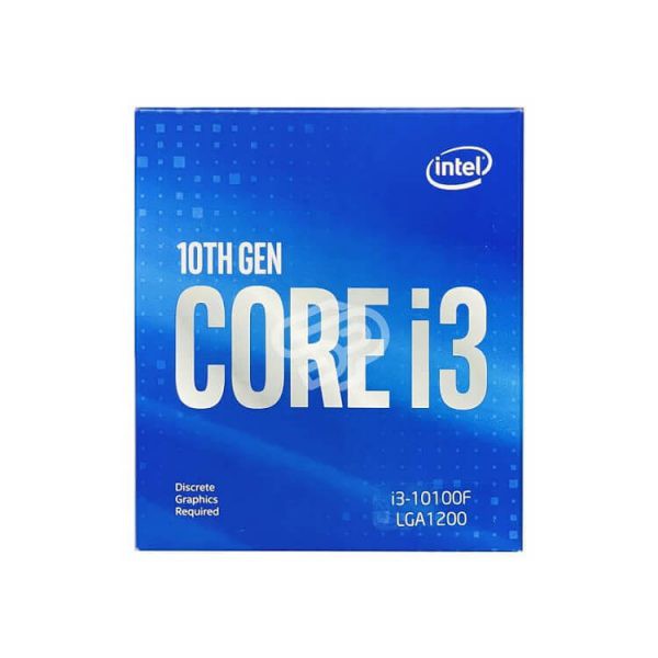 CPU Intel Core i3 10100F 3.6GHz up to 4.3GHz, 4 nhân 8 luồng socket 1200 - Hàng Chính Hãng