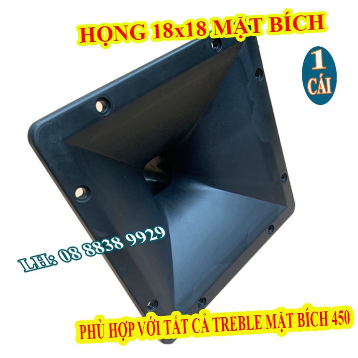 HỌNG 19X19 MẶT BÍCH BẮT ỐC NẮP CÁC LOẠI TREBLE - PHỄU 19X19 - GIÁ 1 CÁI