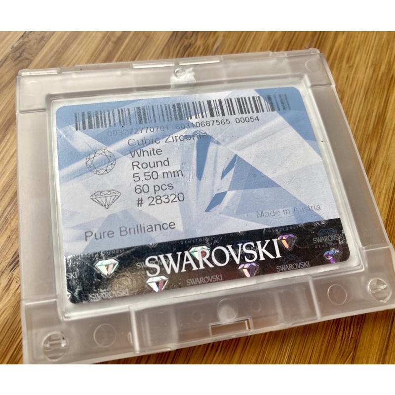 Kim cương nhân tạo Cz Swarovski 5.5ly
