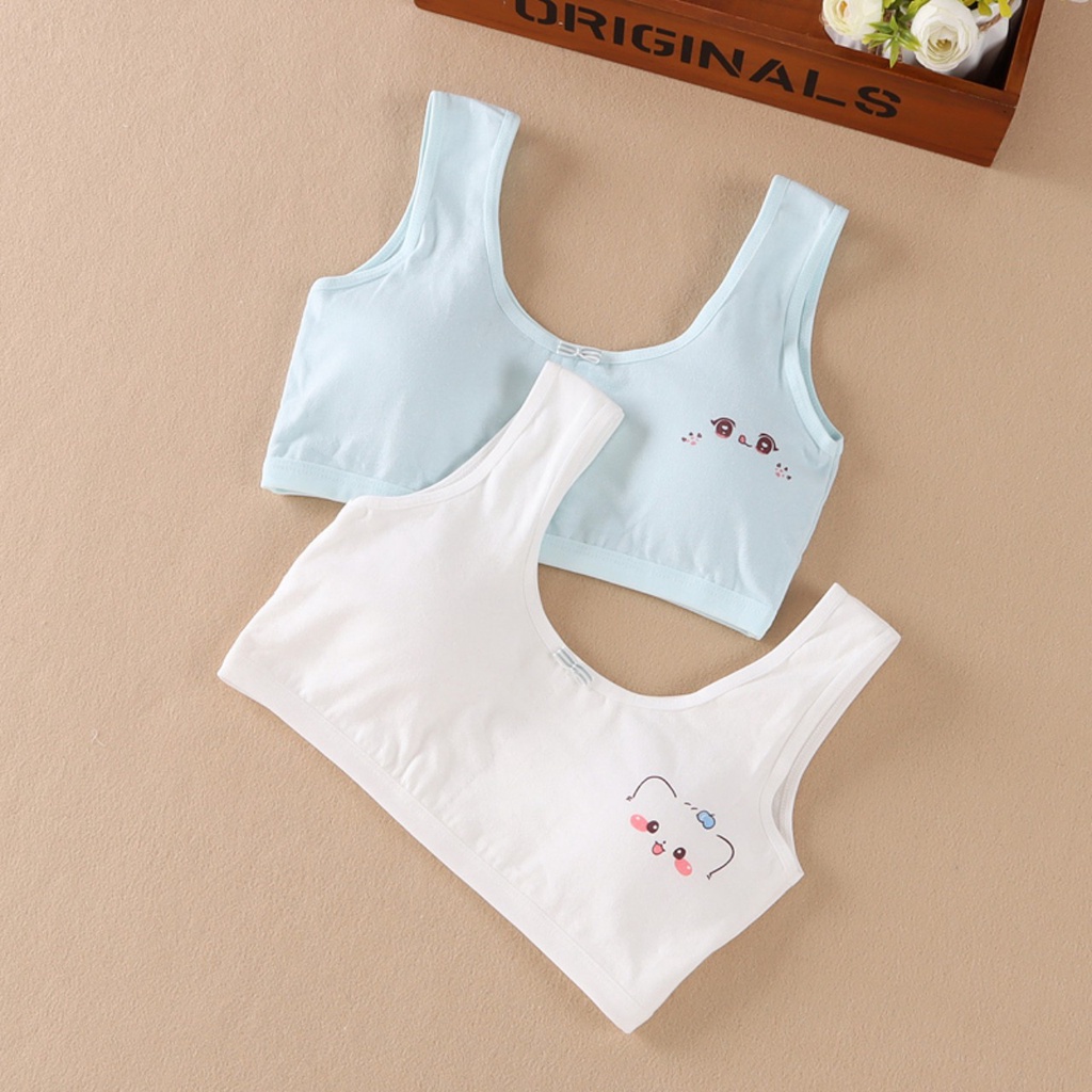 Đồ lót bé gái size đại áo ngực trẻ em có đệm áo lá học sinh cấp 2 cấp 3 từ 30 tới 50kg