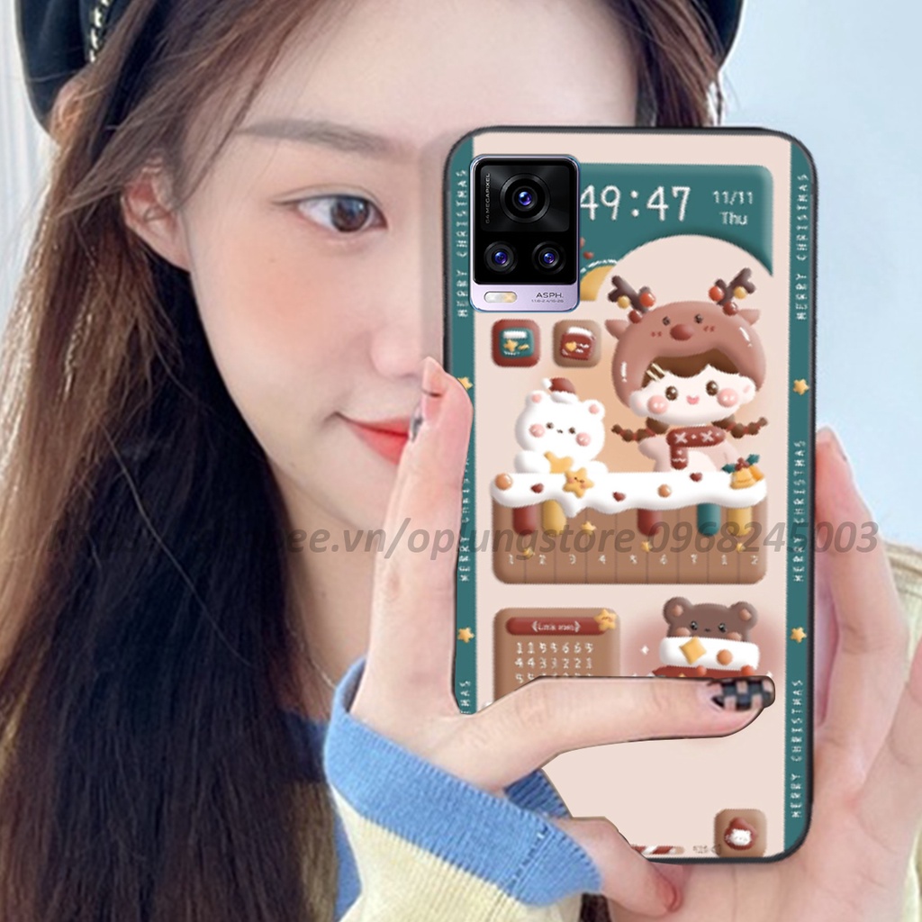 Ốp Vivo V20 / V20 SE / V21 5G bộ hình 3D gấu,thỏ cute dễ thương