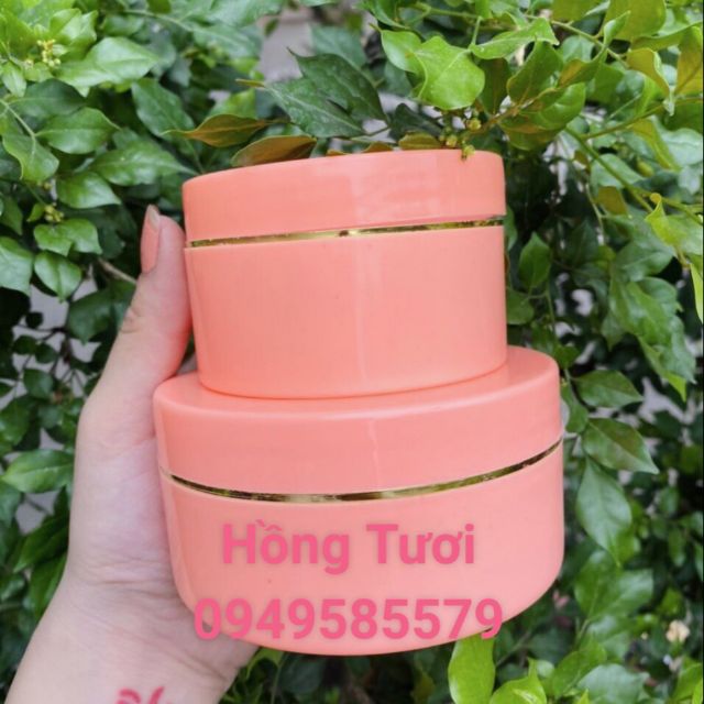 HỦ 100gr ĐỰNG KEM BODY [MÀU CAM]