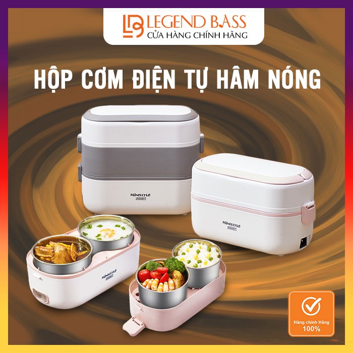 Hộp Cơm Văn Phòng Cắm Điện 3 Tầng Hộp Cơm Cắm Điện Đa Năng Hâm Nóng Và Tự Nấu Chín Thức Ăn Với 4 Hộp Inox | BigBuy360 - bigbuy360.vn