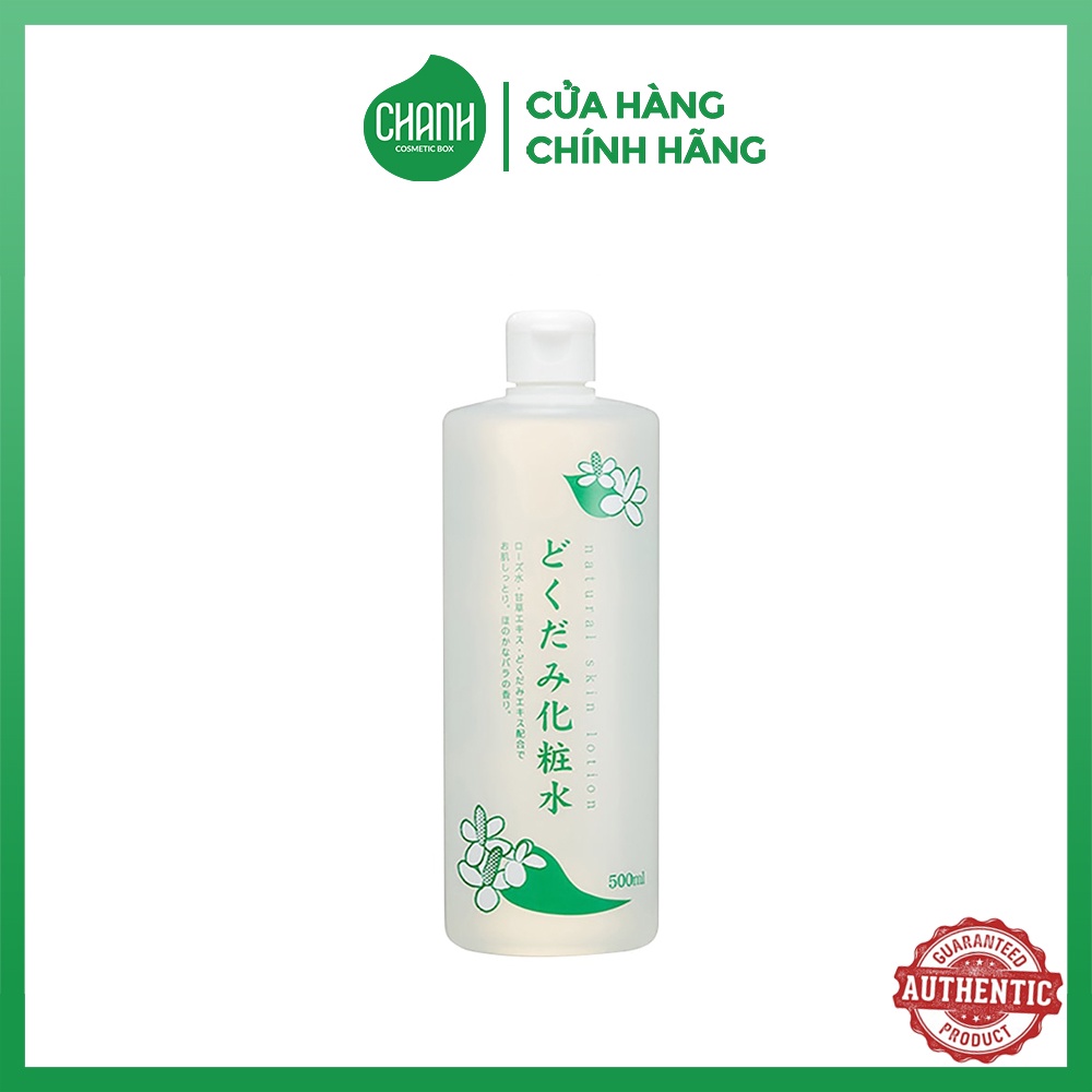 Nước hoa hồng diếp cá Dokudami Natural Skin Lotion 500ml