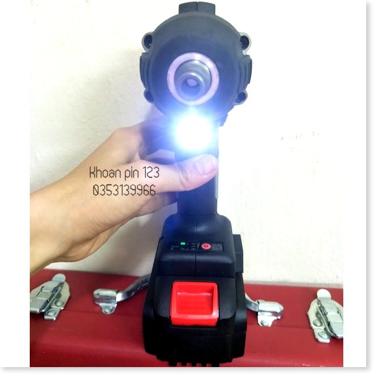 Máy siết bulong không chổi than 2 in 1 hộp kim loại chống va đập Boss bảo hành 6 tháng