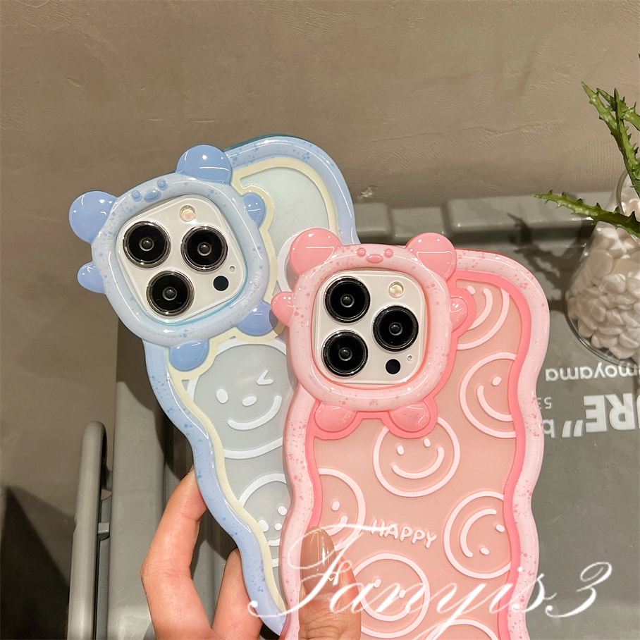 Ốp Điện Thoại Mềm Trong Suốt In Hình Mặt Cười Cho iPhone 14 13 12 11 Pro Max X XR Xs Max 8 7 6 6s Plus SE 2020