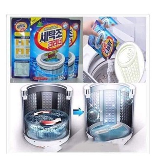 Bột tẩy vệ sinh lồng máy giặt hàn quốc.