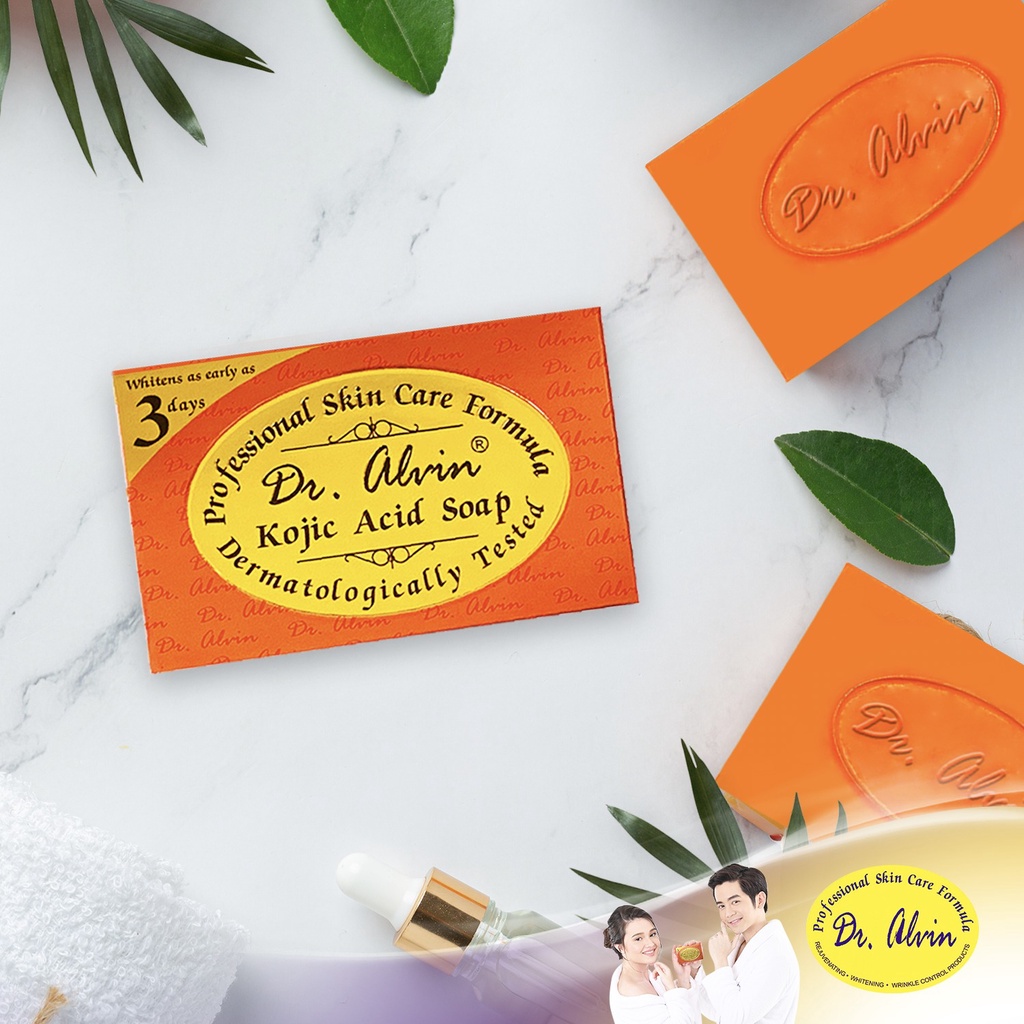 Xà Phòng Tắm Trắng Dr Alvin Kojic135 gram - Hương cam | BigBuy360 - bigbuy360.vn