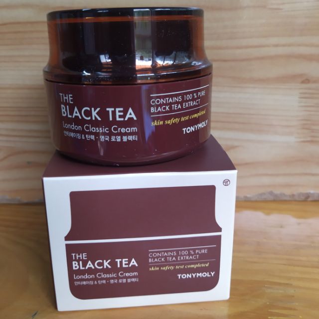 Kem dưỡng da chống lão hoá trà đen Tonymoly The Black Tea London Classic Cream 50ml