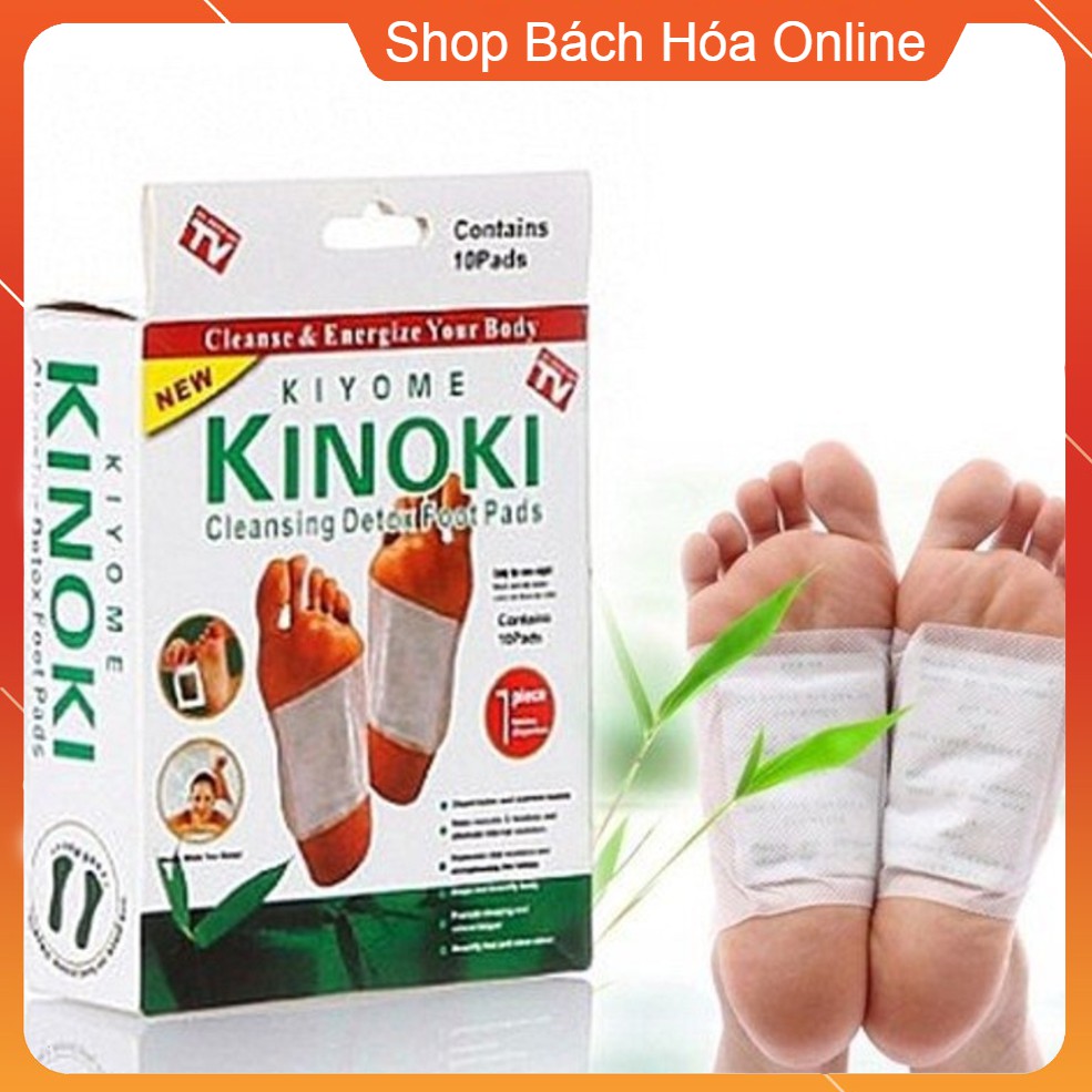 COMBO 10 MIẾNG DÁN CHÂN GIẢI ĐỘC KINOKI