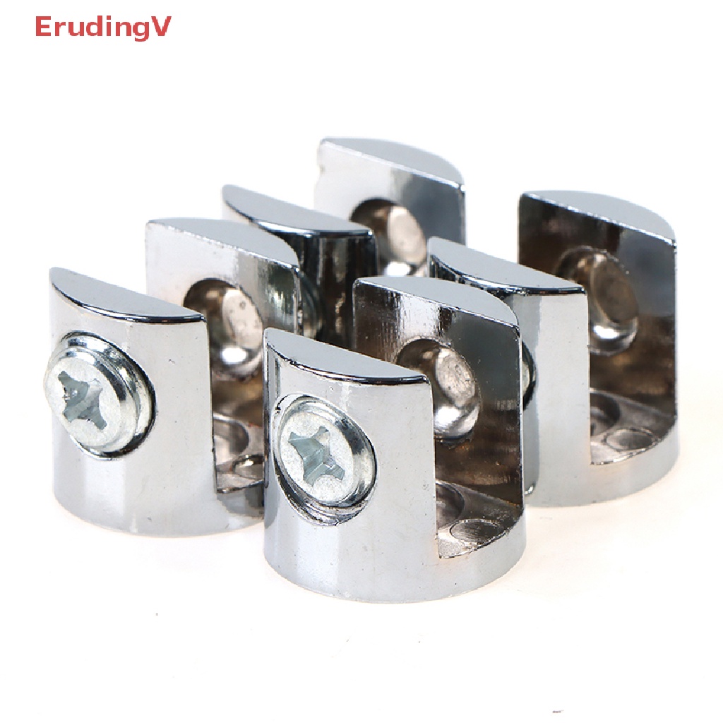 Bộ 4 Kẹp Kính Mạ Kẽm Cho Kẹp 8-10mm / 10-12mm