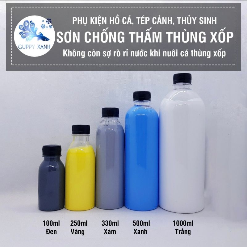 Sơn chống thấm thùng xốp nuôi cá