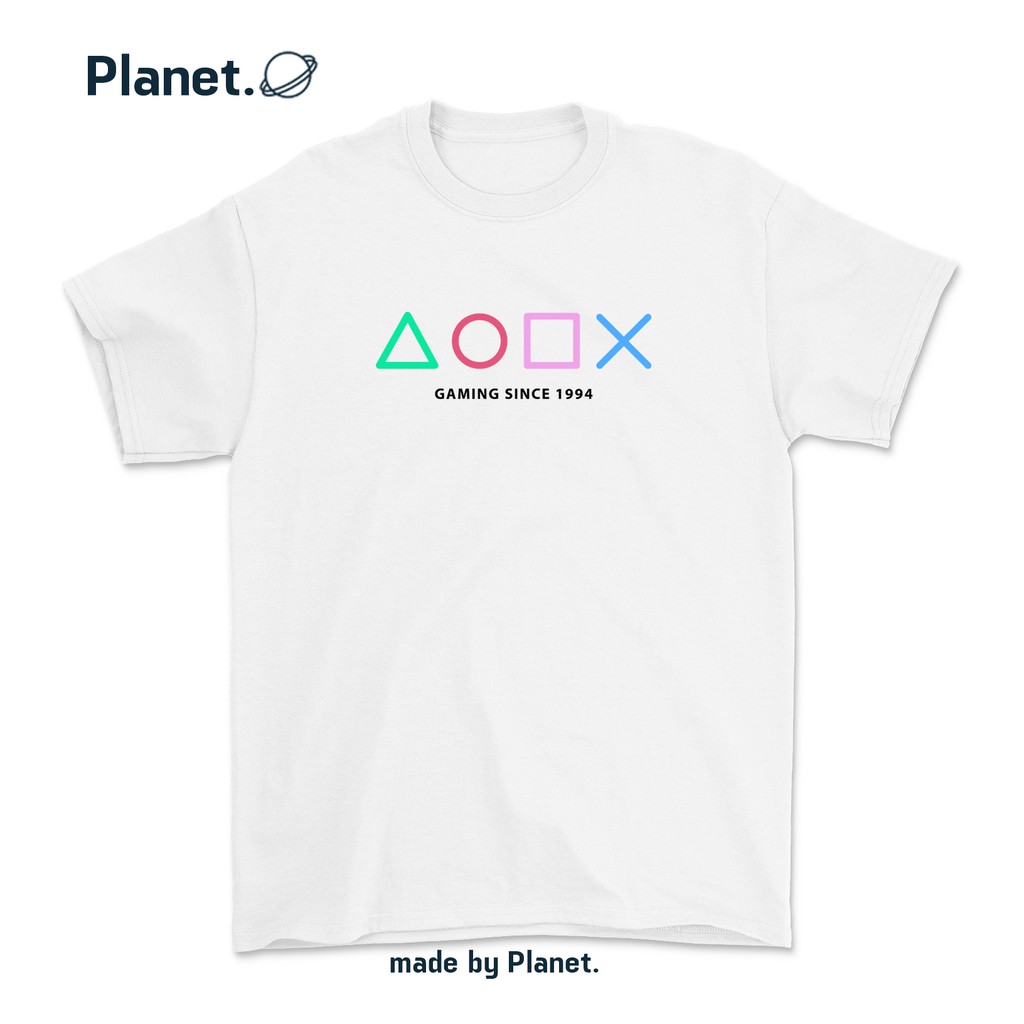 Áo thun Nút Game Play oversize 100% cotton cao cấp