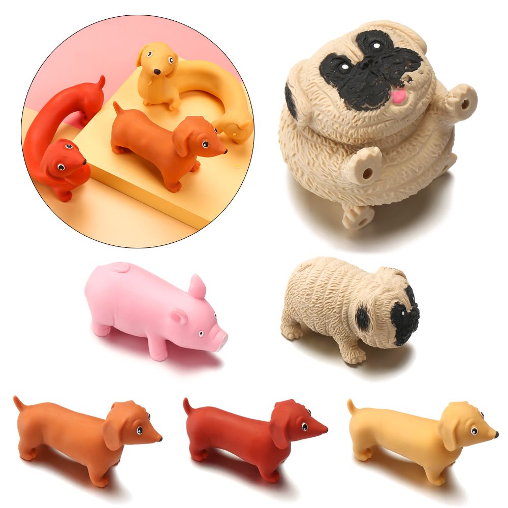 Đồ chơi nắn bóp mềm hình con vật vui nhộn cho bé