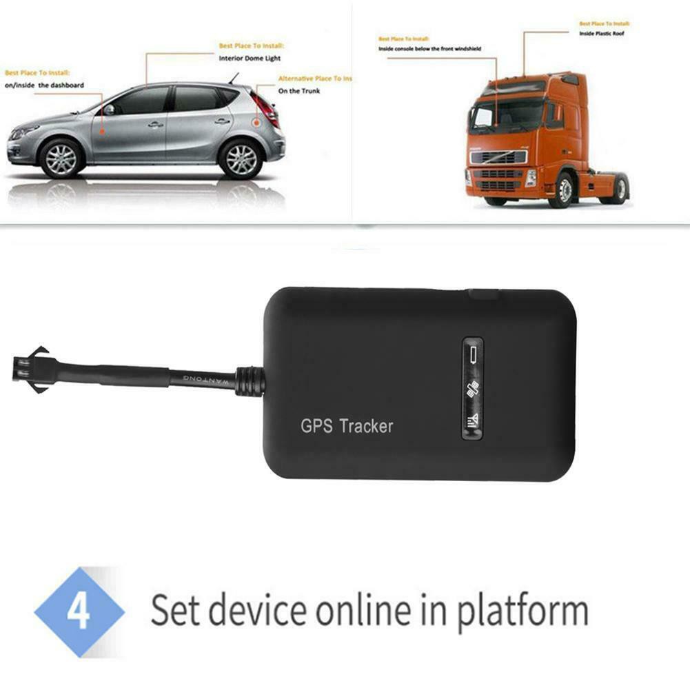 Gps Locator Gt02A Electric Car Tracker Thiết bị chống trộm xe máy Theo dõi định vị ô tô