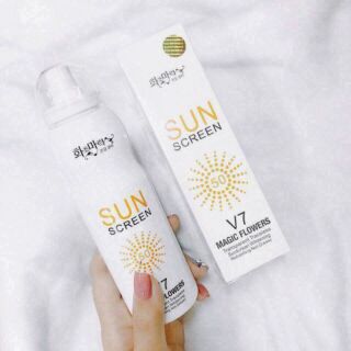 Xịt chống nắng V7 Sun Screen Hàn Quốc