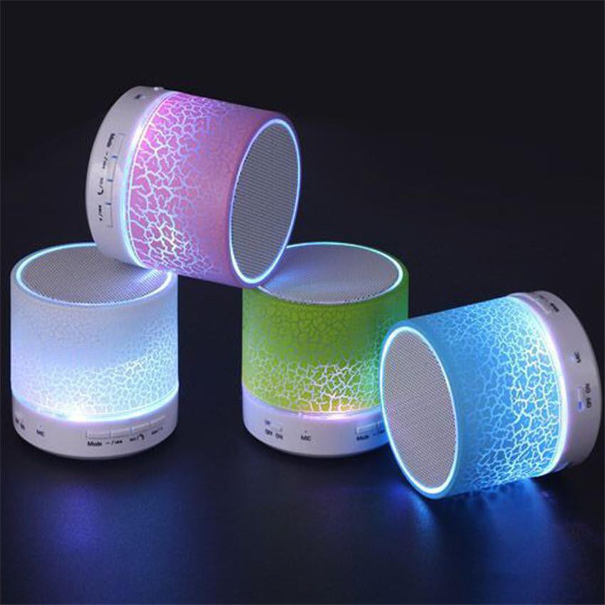 Loa mini Bluetooth - Loa Bluetooth Mini Có Đèn LED Theo Nhạc Hỗ Trợ Thẻ Nhớ, USB