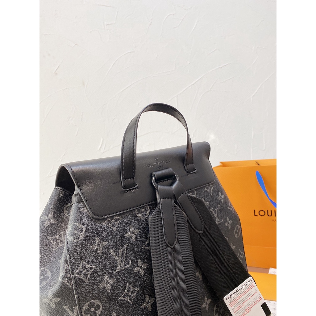 Ba lô LV denim sức chứa lớn phong cách mới thời trang unisex