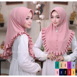 Khăn Trùm Đầu Kalisha Khimar Rempel Khimar Syari / Khimar Trơn / Khăn Trùm Đầu Mới Nhất
