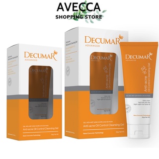 Gel Rửa Mặt Giúp Làm Sạch, Ngăn Ngừa Mụn, Mờ Vết Thâm, Kiểm Soát Nhờn Decumar Advanced Anti Acne (50g,100g)