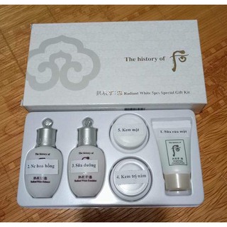 SÉT whoo dưỡng trắng 5 sản phẩm Whoo Royal Whitening Special Gift Set