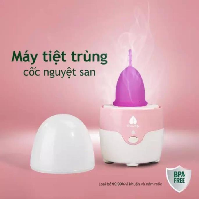 Máy tiệt trùng cốc nguyệt san, nhỏ gọn, tiện lợi, an toàn Bảo hành 01