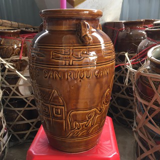 chum - 10 lít - chum rượu cần - ché