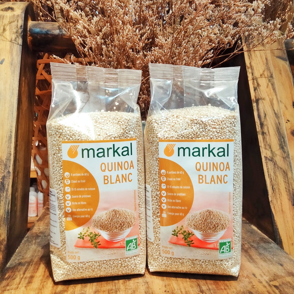 Hạt Diêm Mạch (Quinoa) trắng hữu cơ Markal 500g