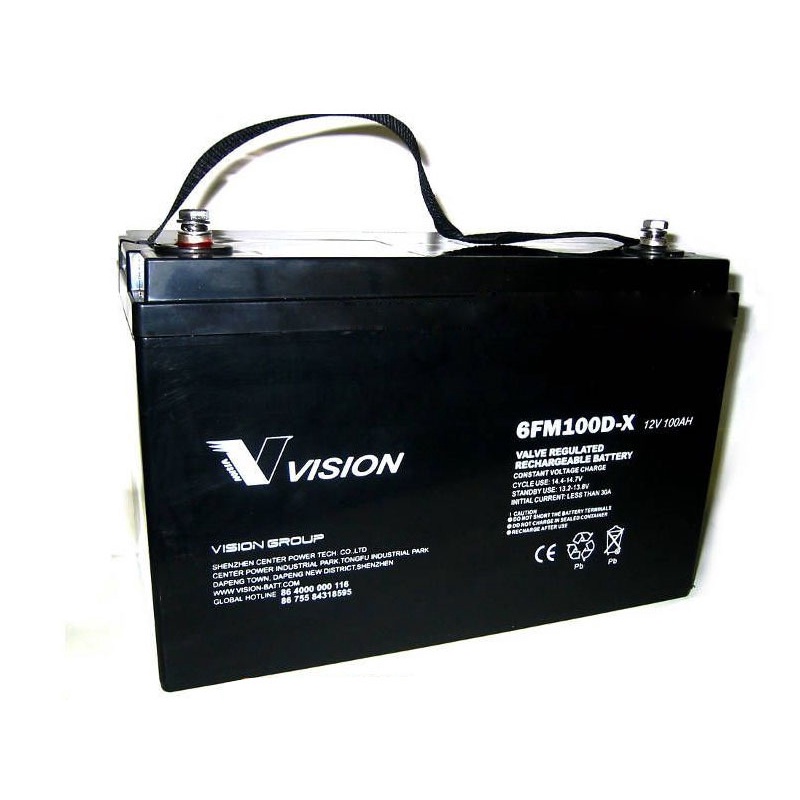 Ắc quy Vision xả sâu 6FM100D-X 12V-100Ah -